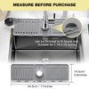 Faucet Mat for Kitchen Sink – Adjustable Silicone Sink Splash