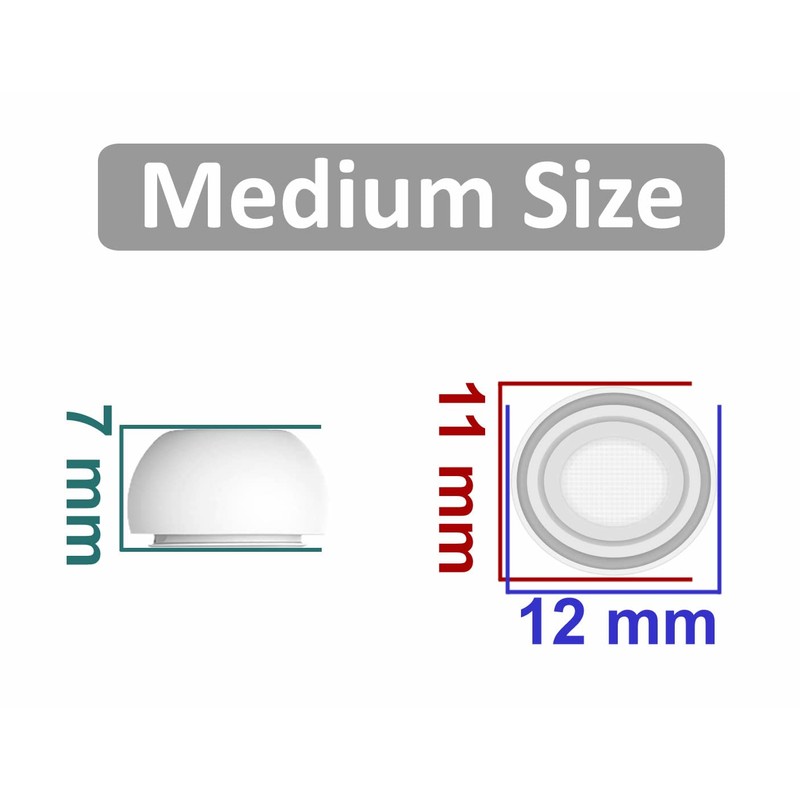 IiEXCEL Medium Compatible with AirPods Pro 2nd 1st Ear Tips