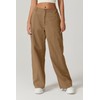 QINSEN Womens Zip Front Wide Leg Long Pants High Waist