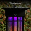 PIC Decorative Flame Effect Bug Zapper Lantern, Flying Insect Trap,