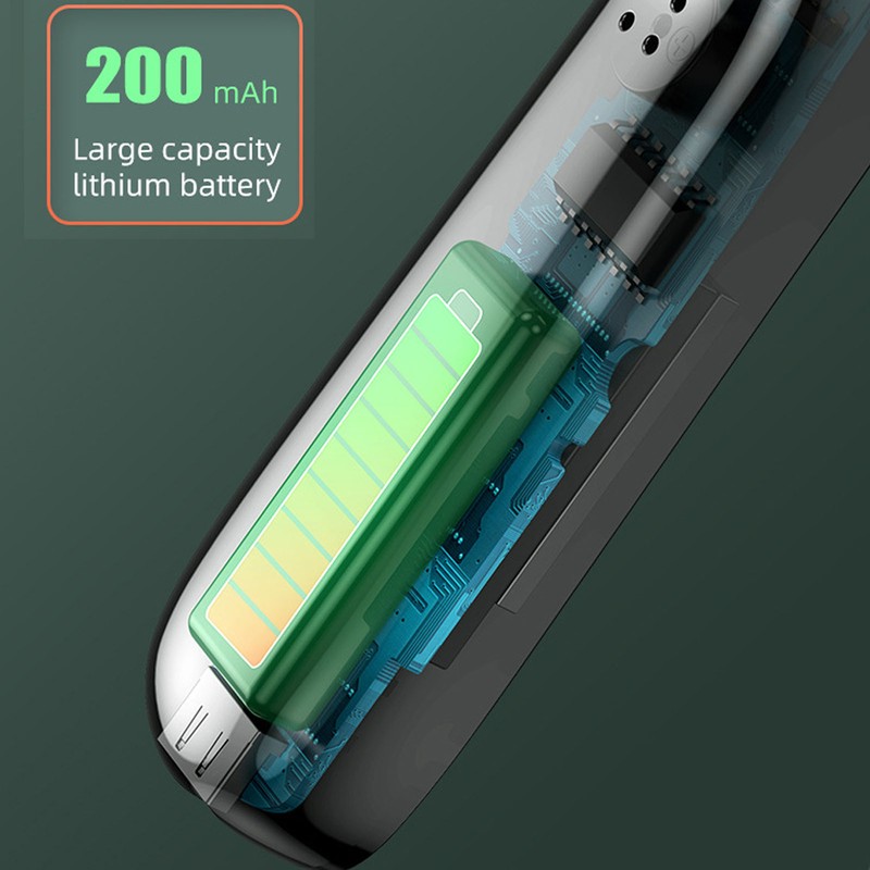 Breathalyzer Black Portable Mini Dustproof High Accuracy Rechargeable Blowing Special