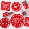 Galentines Day Party Decorations,Happy Galentines Day Plates and Cups Napkins