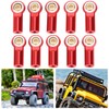 10Pcs RC Car Pull Connecting Rod Metal Ball Joint Accessory