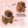 LunarCharm 2 Pieces Capybara Keychains, Cute Plush Toy, Capybara Cuddly