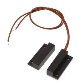 Fudeshe Magnetic Switch Brown Surface Mount Security Alarm Door Contacts Magnetic Induction Switch Door Window