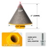 Diamond Beveling Chamfer Bits Diamond Countersink Drill Bit for Existing