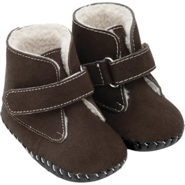 pediped Originals Henry Boot (Infant),Chocolate Brown,Extra Small (0-6 Months)