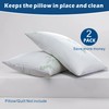 ForZzz Waterproof Bamboo Pillow Protector Cover (2 Pack, Green) 100%