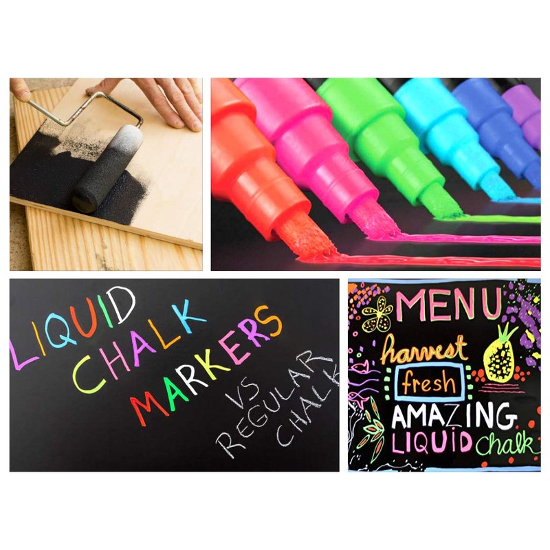 Liquid Chalk Marker Pen Blue- 5mm CHISEL NIB