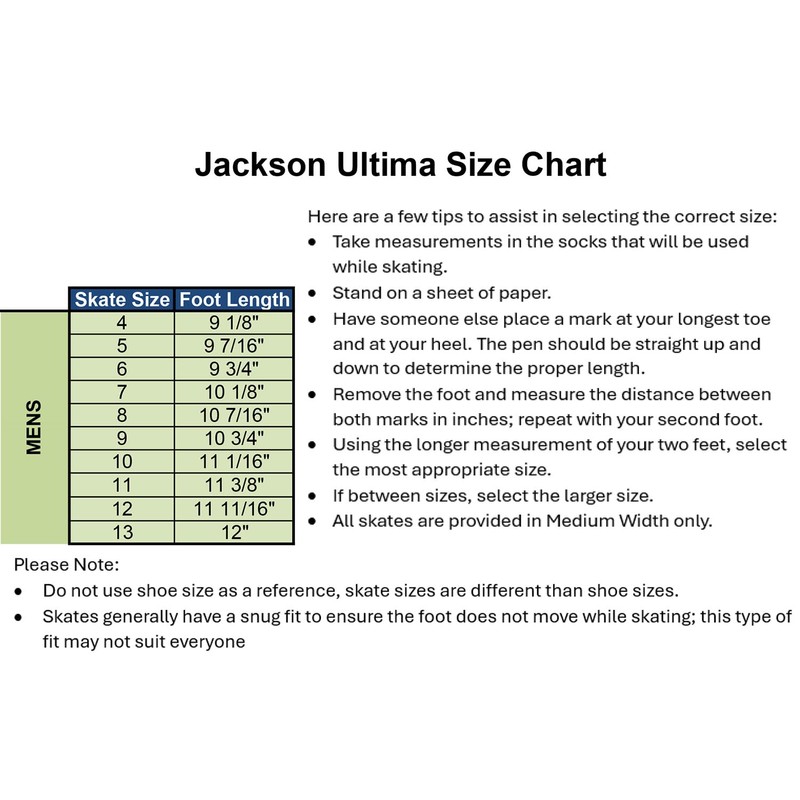 Jackson Ultima Softec Sport Ice Skates Men & Boys Ice