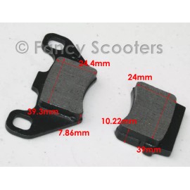 FANCY SCOOTERS REAR DISC BRAKE PADS SHOES 50cc 70cc 90cc 100cc 110cc 125cc Chinese kid ATV QUAD