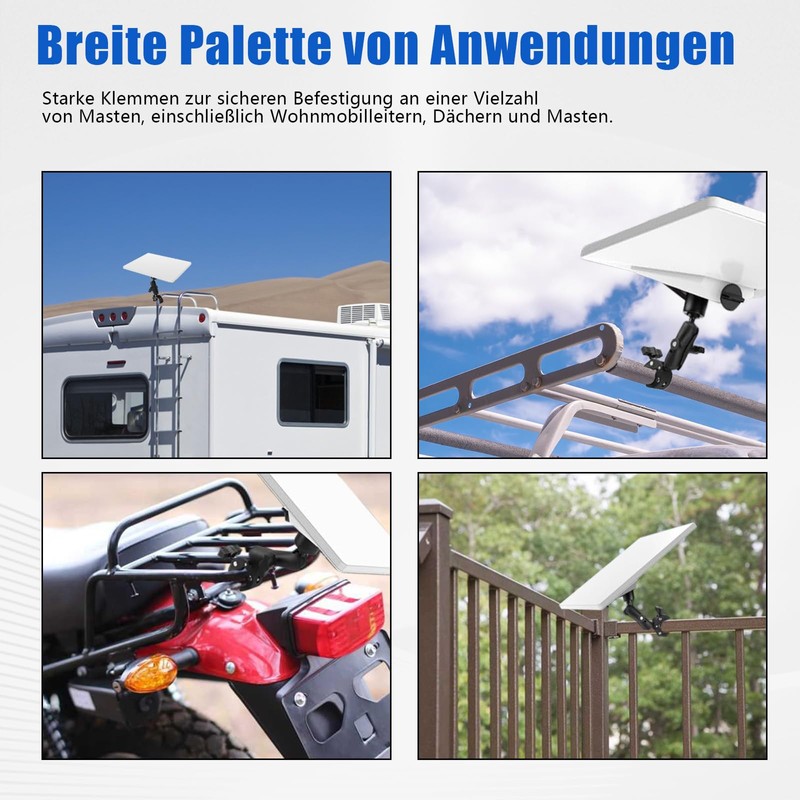 WingFly Starlink Mini Bracket - Adjustable Clamp Mount for RV