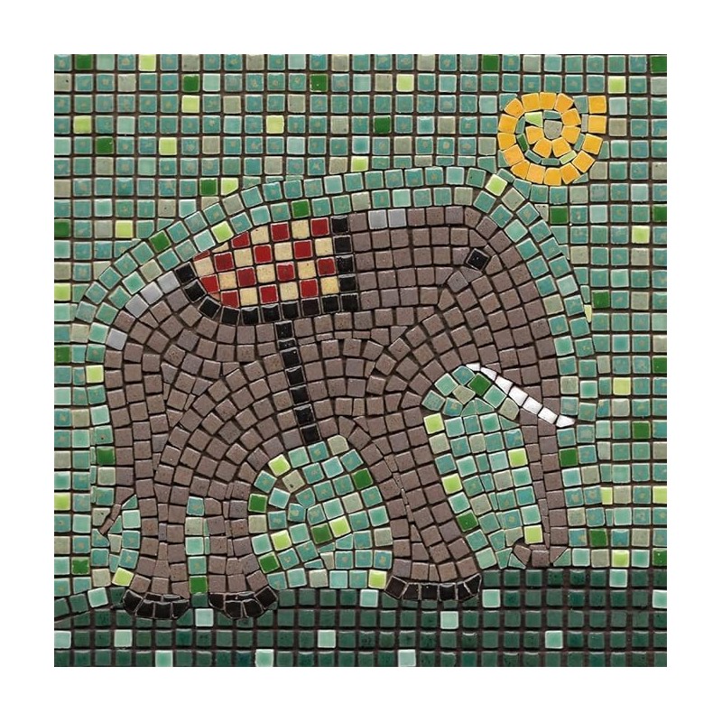 1.2x1.2cm (12/25 inch) Square Ceramic Mosaic Mosaic Tiles,1.1lb Ceramic Mosaic