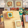 Crochet Blocking Board Handcrafted Knitting Blocking Mats Bamboo Crochet Accessories