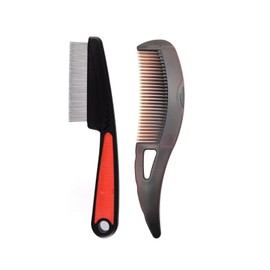 TELAIN Pack of 2 Dandruff Combs for Adults and Children, Energy Massage Scab Comb, Effective Cleaning and Scalp Massage, Easy to Clean