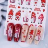 Christmas 3D Nail Art Stickers - Cute Santa Claus, Dwarf,