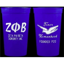 Zeta Phi Beta 22 Ounce Stadium Cup