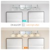 29" Nickel Finish Vintage Crystal Vanity Light - Elegant 5-Light