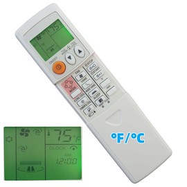 Universal Replacement Remote Control for Mitsubishi MSZ-GA22VA-A1 MSY-A24NA-1 KM07J KM07K KM07L MSZ-GA22VA MSZ-GA25VA MSZ-GA35VA MSY-GE09NA MSY-GE12NA KM06F KM06G MFZ-KA25VA Air Conditioner