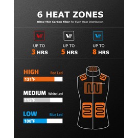 Venustas Women's Fleece Heated Vest with Battery, Lightweight Electric Heated Coat