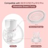 6PCS Breast Pump Replacement Parts Compatible with S9 Pro /