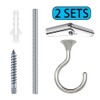 Evsteluo Large Swag Ceiling Hooks Heavy Duty Swag Hook with