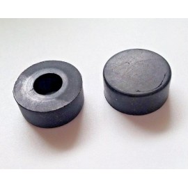 Jurassic Classic Auto Parts 2x Caddy Black Rubber Hood Bumper Support Lid Fits Adjusting Screw Bolt 7/8" NOS