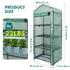 MaxWorks MaxWorks 51962 4 Tier Mini Greenhouse 63' H x
