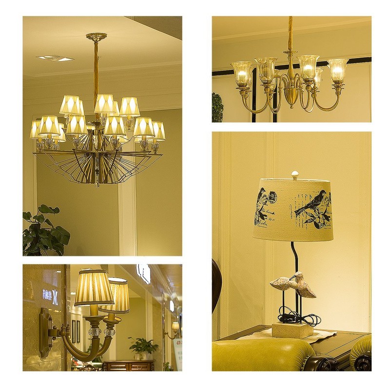 Rayhoo E12 Dimmable LED Candelabra Light Bulbs 4W 110V Edison