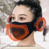 TecHong Unisex Winter Warm Windproof Mask with Fluffy Ear Covers