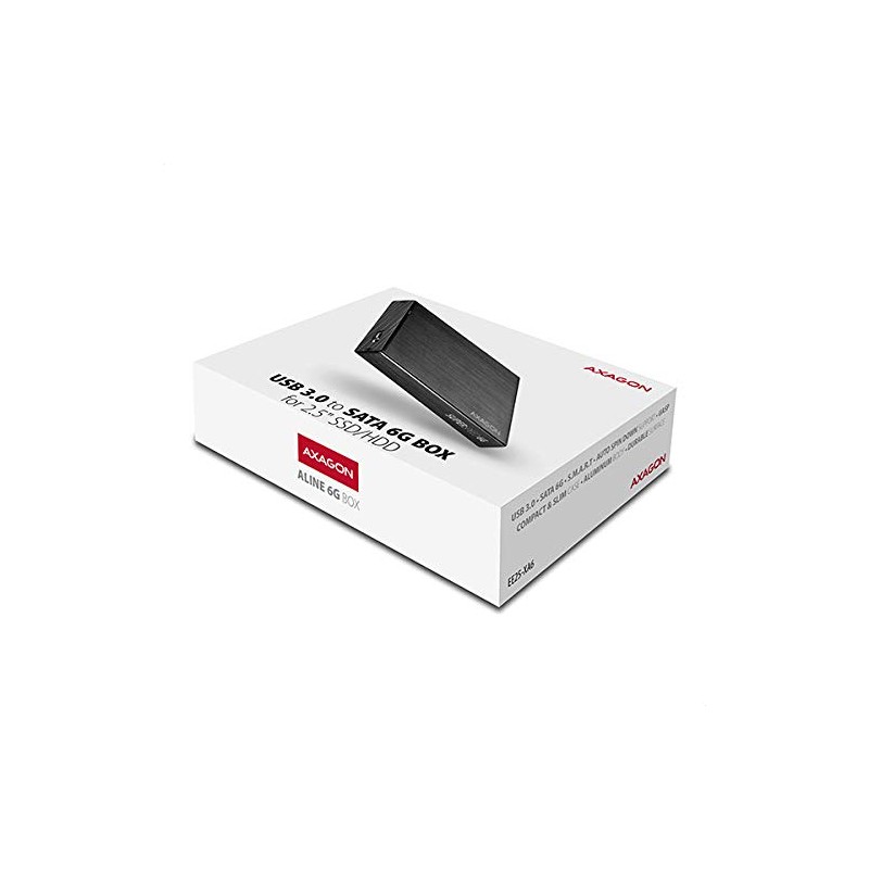 AXAGON EE25-XA6 USB 3.0 Aline Box Compact External Aluminium Box