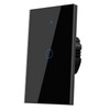 Lsliangmei 2.4GHz WiFi Smart Wall Touch Light Switch (Glass Panel,
