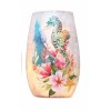 Stony Creek - Frosted Glass - 5" Lighted Vase - Saltwater Shores - Seahorse