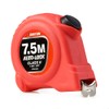 Dekton Hi Vis Green Soft Grip Autolock Tape Measure 7.5m