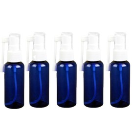 Botella de spray nasal portátil vacía de plástico de 1.0 fl oz con atomizador de rotación de 360 grados, contenedor de almacenamiento de perfume cosmé