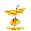 Quickie (3 PACK) Yellow Replacement Jumbo Plastic DUSTPANS ONLY -