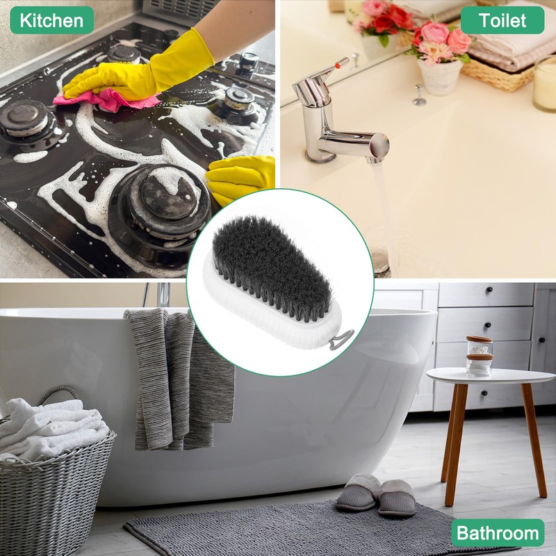 PATIKIL Laundry Scrub Brush Cleaning Soft Brush with D Handle