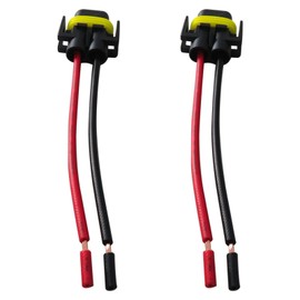 New Two Harness Wire Pigtail Female S-H11 Head Light Low Beam Bulb Connector Fit for Nissan Leaf SL Bitono Hatchback 2-Door Battery EV (EV/BEV) 2021,Vicue New Version