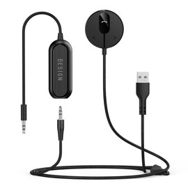 BESIGN BK01 Bluetooth Car Reciever with Ground Loop Noise Filter for car with 3.5mm Aux Jack