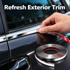 5M Silver Chrome Car Styling Trim Strip, 6-30 mm Width