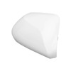 White Side Mirror Cover Unpainted Rearview Outer Door Wing Mirror
