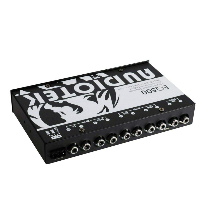Audiotek AT-EQ500 5-Band Car Audio Graphic Equalizer with Sub Output