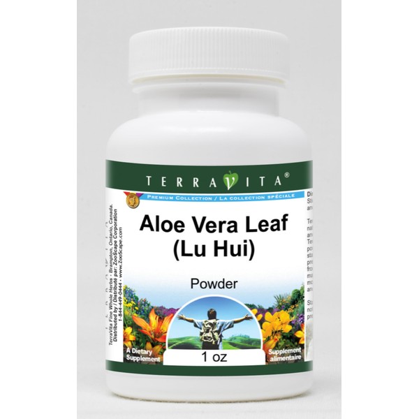 Aloe Vera Leaf (Lu Hui) Powder (1 oz, ZIN: 511883)