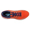 Brooks Men's Ghost 15 Running Shoe - Flame/Navy/Blue - 8.5