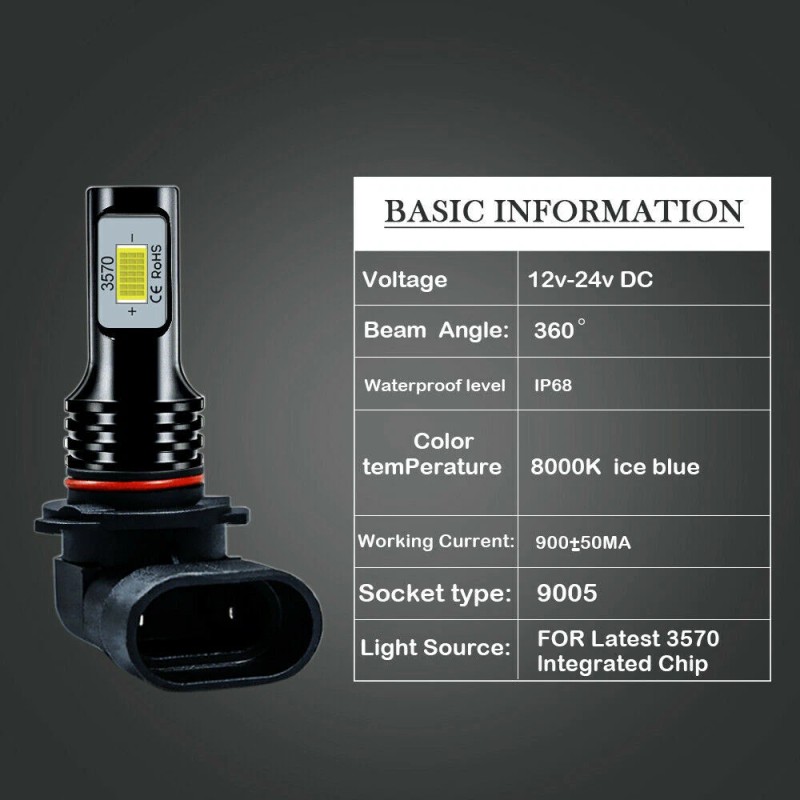 SHENKENUO For GMC Yukon XL 2000-2006 6X Combo 8000K LED