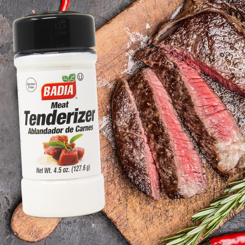 Badia Meat Tenderizer, 4.5 oz - Unseasoned Enzyme Blend for