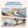 PAPIFEED Cat Water Fountain + Stainless Steel Tray + 1