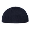 HANSEHELD Knitted Hat Sea Bear Cotton Docker Hat Short Flat,