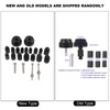 Motorcycle Handlebar End Plug Throttle Speed Control Black Alumimium Rubber