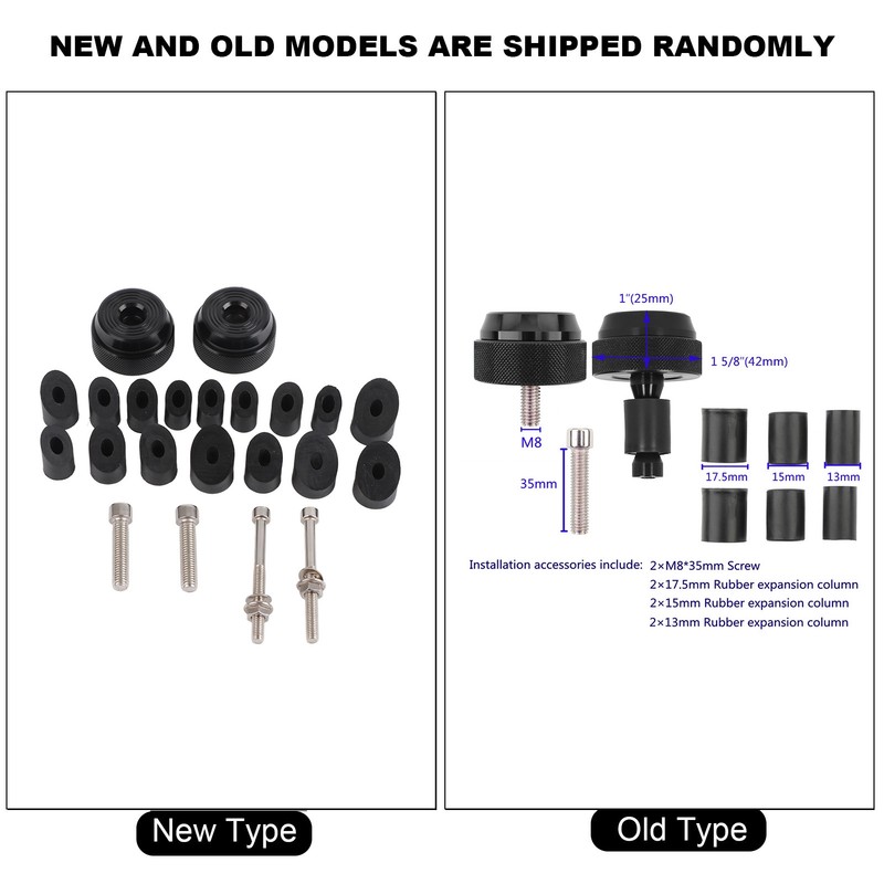 Motorcycle Handlebar End Plug Throttle Speed Control Black Alumimium Rubber